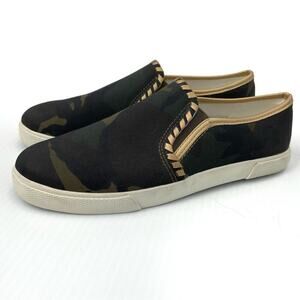 Jack Rogers camo sneakers with gold colored trim size 8